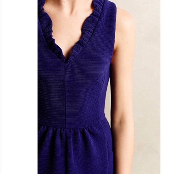 NWT Anthropologie Maeve Ruffle Ottoman Dress size Medium - Picture 2 of 8